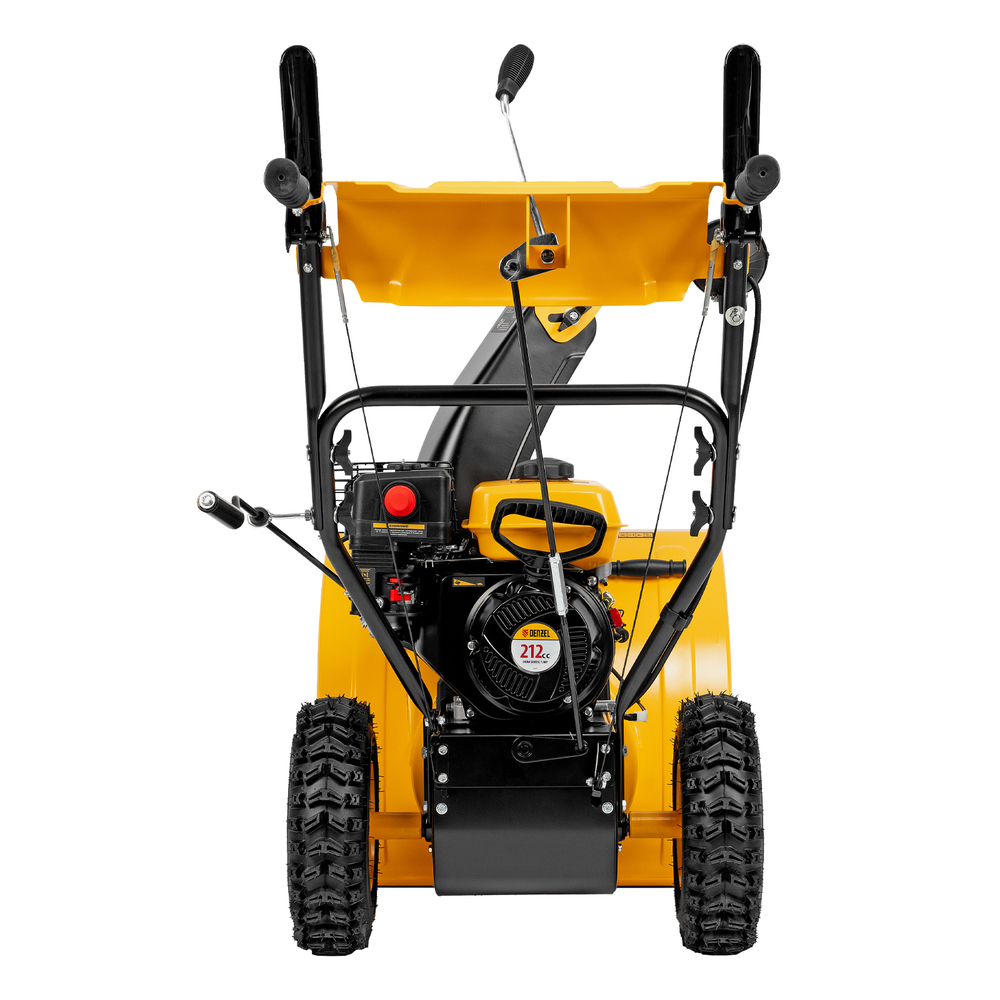 SBM 610 Бензиновая снегоуборочная машина, 212 cc, ручной старт, фара//Denzel