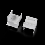 Набор 2 шт. Крепление для двухканального реле Aqara на DIN-рейку, 3D печать, белое