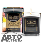 Ароматизатор Свеча ароматическая AREON scented candles 120гр - Vanilla Black/Ванила Блэк