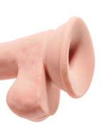 Телесный фаллоимитатор на присоске 6,5" Triple Density Cock - 20,3 см.