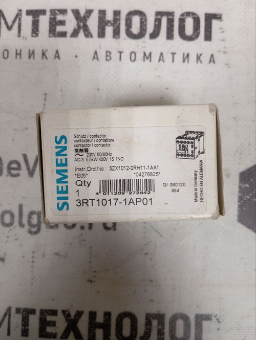 Siemens прочее 3RT1017-1AP01 новое