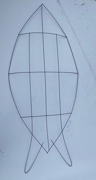 Каркас венок РЫБА средняя