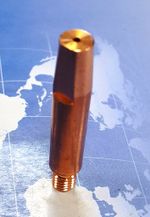 TET01297 Наконечник сварочный Ø1,2/М6х45мм CuCrZr