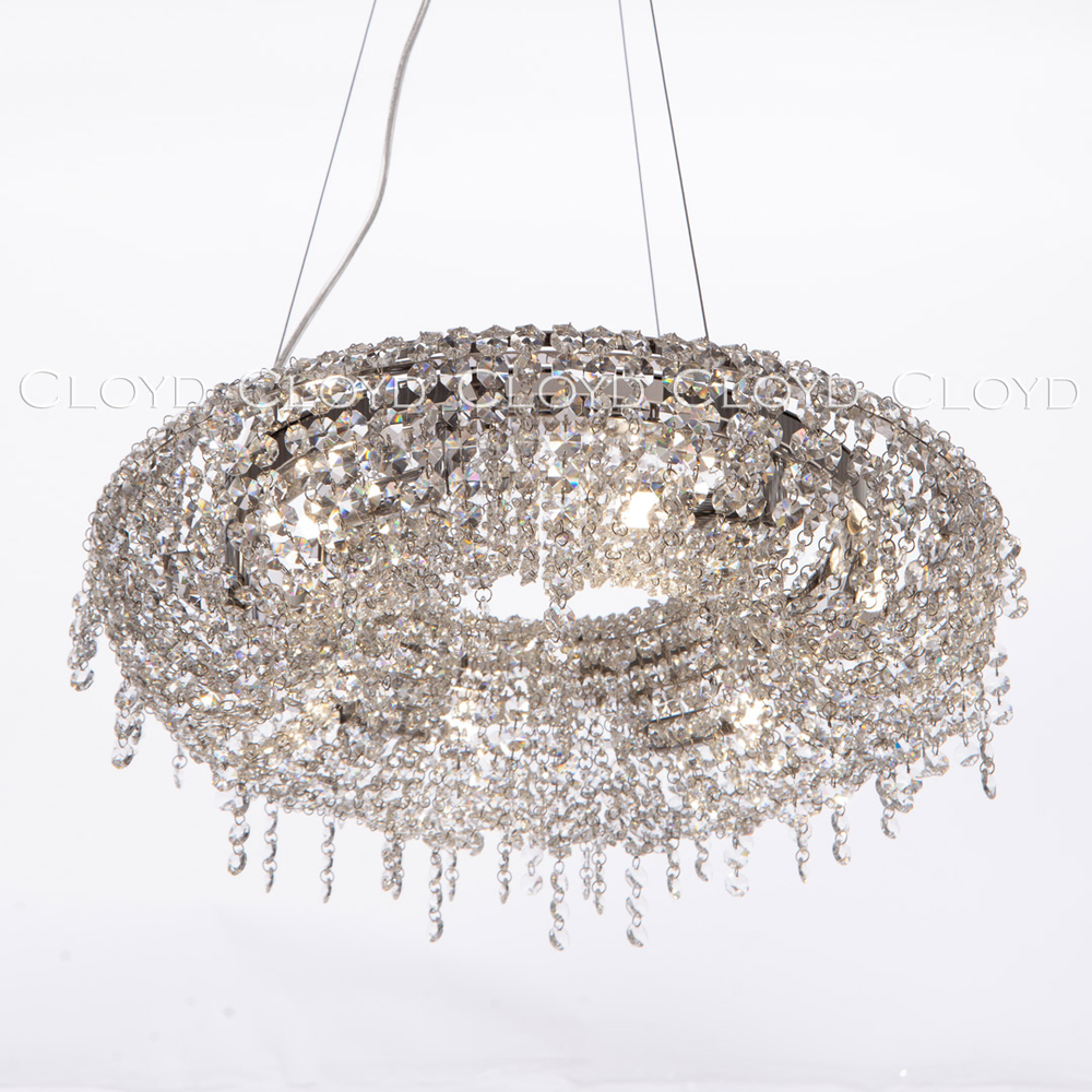 Люстра Cloyd HAYAO C6 / Ø50 см - хром (арт.10939)