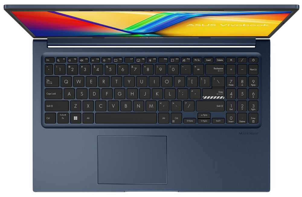Ноутбук  ASUS Vivobook 15 X1504ZA-BQ1164 15.6 ", Core i3, 8 Гб RAM, 512 Гб SSD, UHD Graphics, Синий