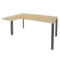 Onix Стол эргономичный левый на П-образном м/к O.MP-SA-4 (L) 1580*1180*750 (800/460)