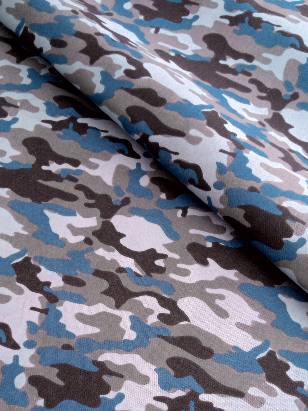 Ткань бязь плательная, рис. "Камуфляж", ширина 150 см, арт. 004