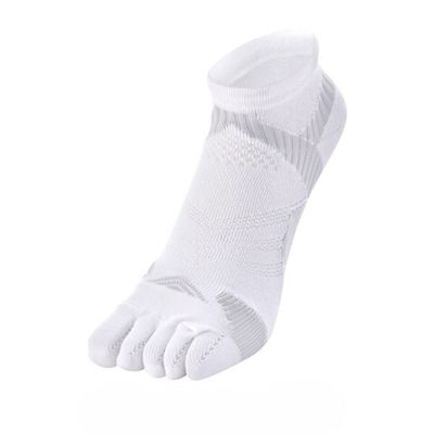 Суппортированные спортивные носки PHITEN METAX с раздельными пальцами бело-серые