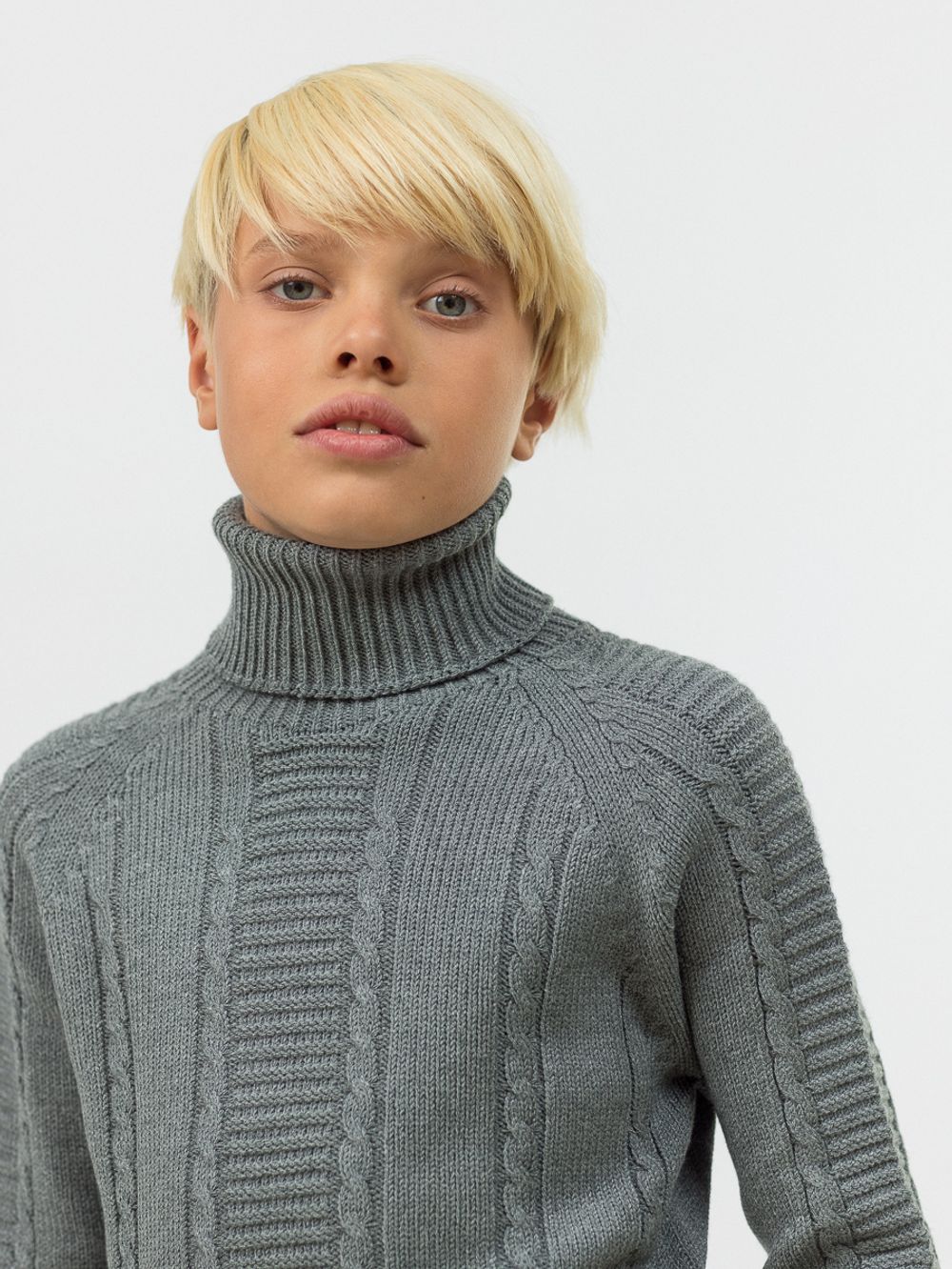 Джемпер для мальчика AT440 серый