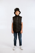 Жилет для мальчика "Смайл" черный