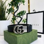 Gucci Двухсторонний кожаный ремень