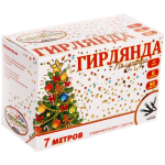 Гирлянда для дома Полусфера 7 м 50 ламп LED черный пров., 8 реж.,IP-40, Теплый белый (возможность соединения)