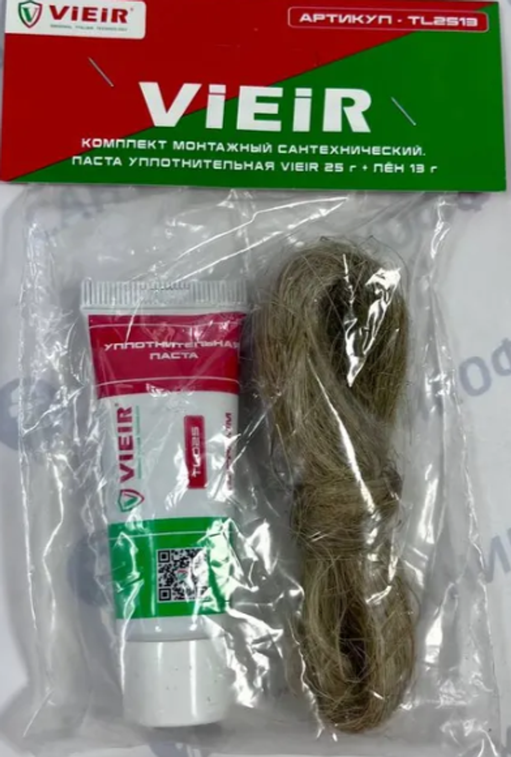Комплект (паста 25гр + лен 13гр) VIEIR