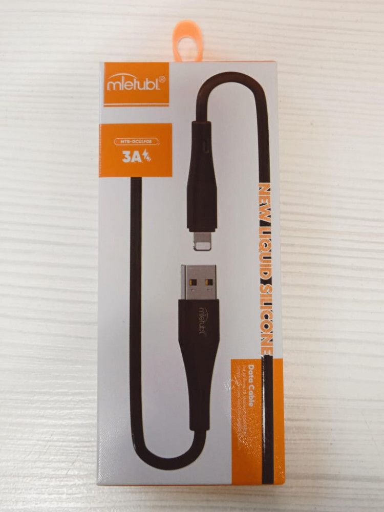 Кабель Mietubl MTB-DCULF08 USB-Lightning 3A 1м Silicone Black