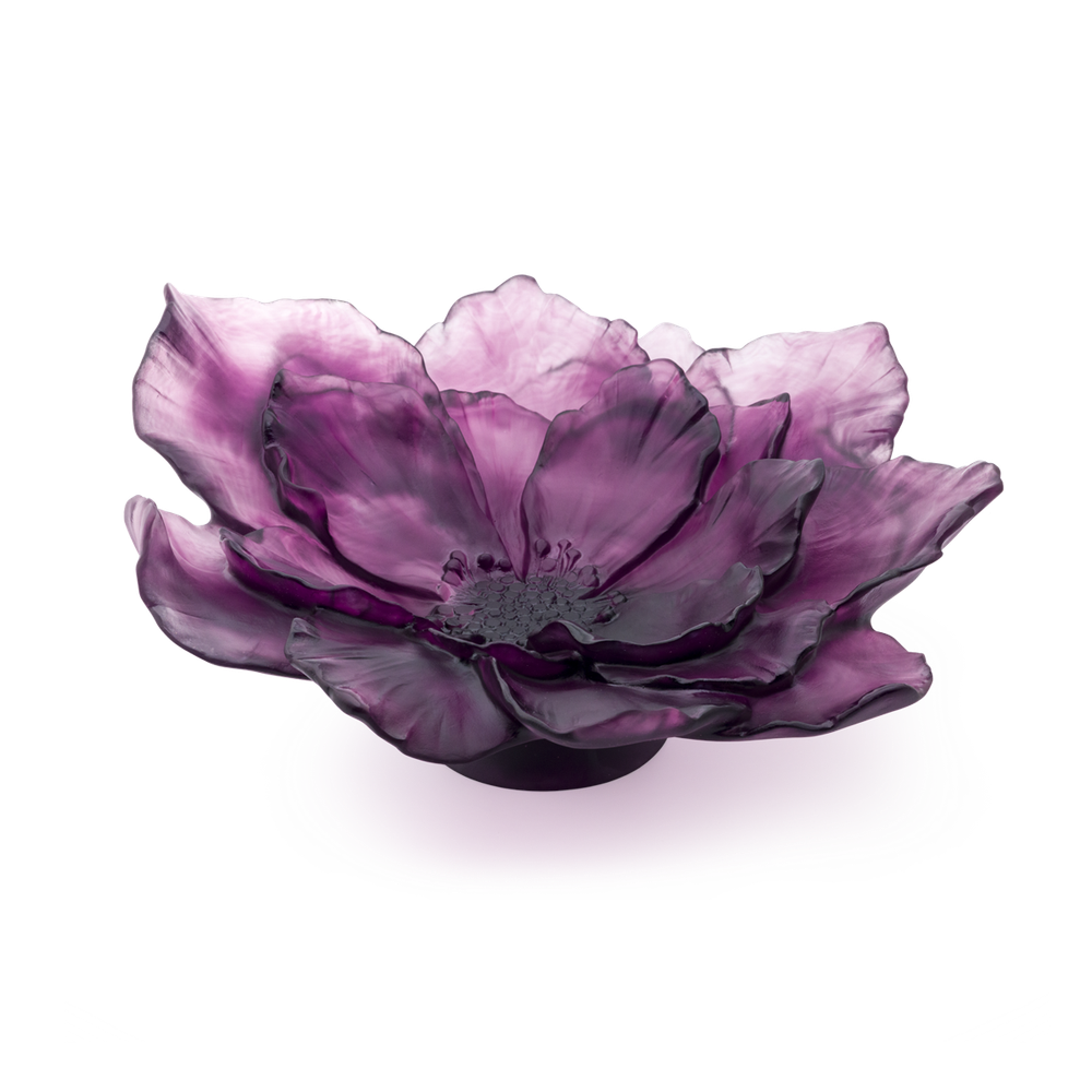 Чаша Daum Camelia фиолетовая, 38 см