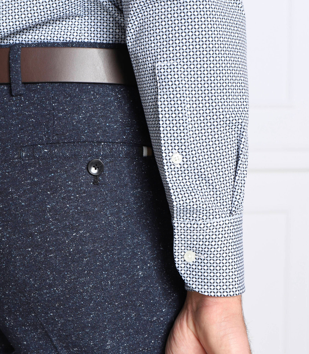 рубашка p-hank-kent BOSS BLACK - голубой(50478751)