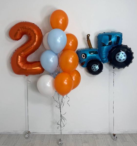 Синий трактор 