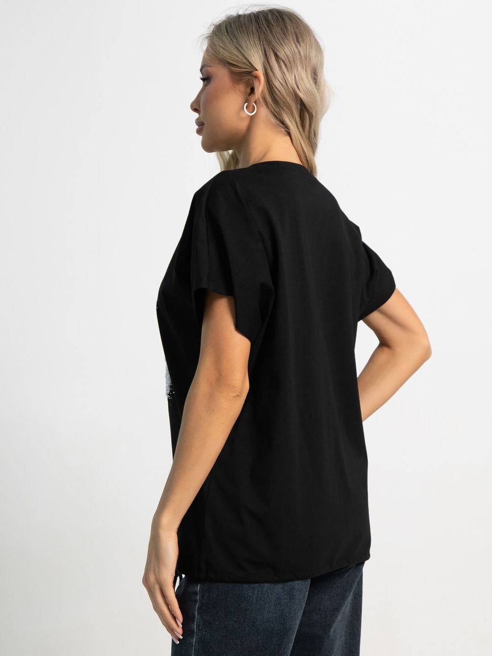 Блуза Фло (черная) Б15507-20М LT Collection