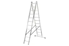 Лестница двухсекционная "ВИХРЬ" ЛА 2х11  11-и ступенчатая алюминиевая