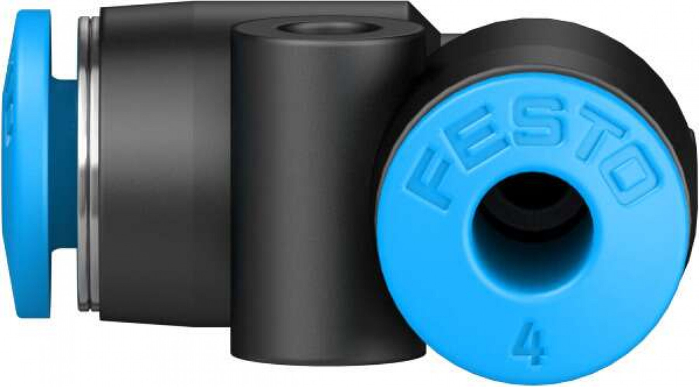 Фитинг цанговый угловой, прямой Festo QSL-4 (комплект 10 шт)