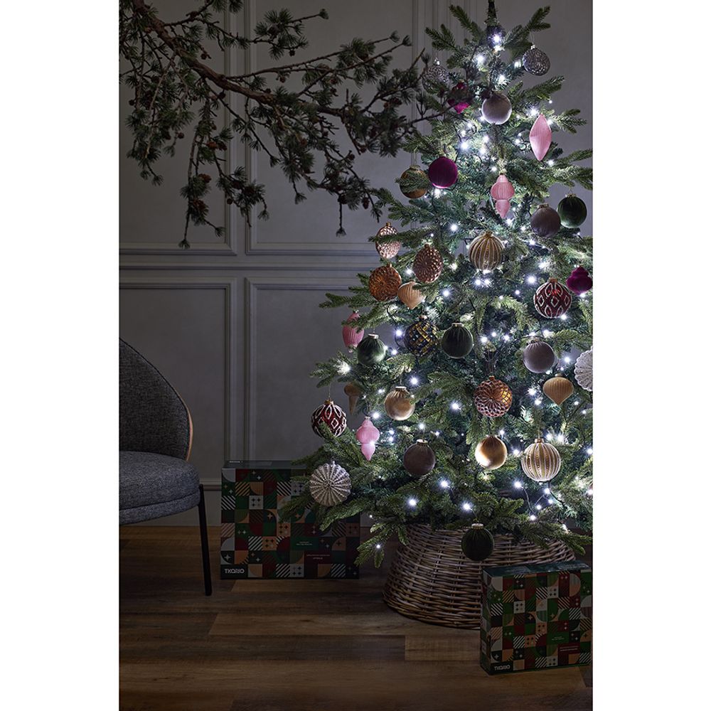 Набор ёлочных украшений Velvet Christmas из коллекции New Year Essential, 6 шт.