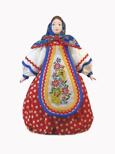 Кукла Матрешка-неваляшка по мотивам традиционной русской игрушки