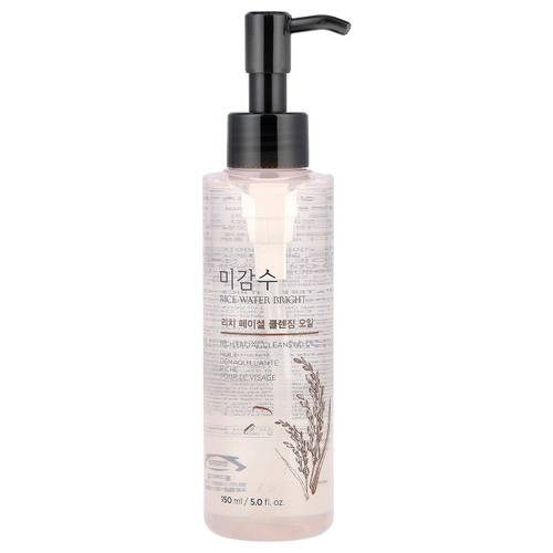 The Face Shop, рисовая вода, насыщенное очищающее масло для лица, для нормальной и сухой кожи, 150 мл (5 жидк. унций)