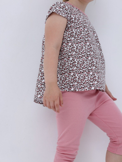 Бриджи для девочки, модель №1, рост 104 см, пудровые