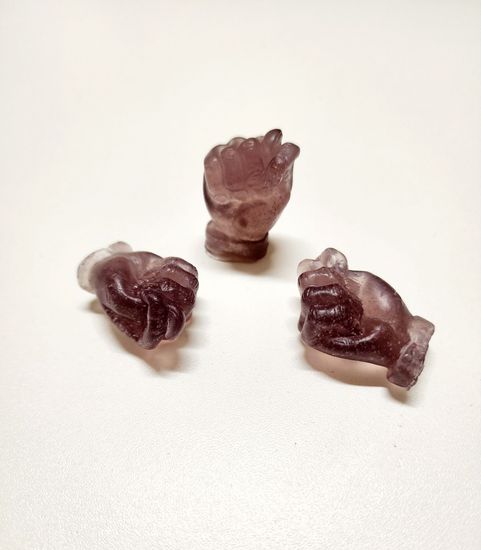 Набор сувенирного мыла черное "Фиг", 3штуки