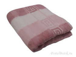 Махровое полотенце Noblesse 1011 Frottier розовое от Cawo Германия
