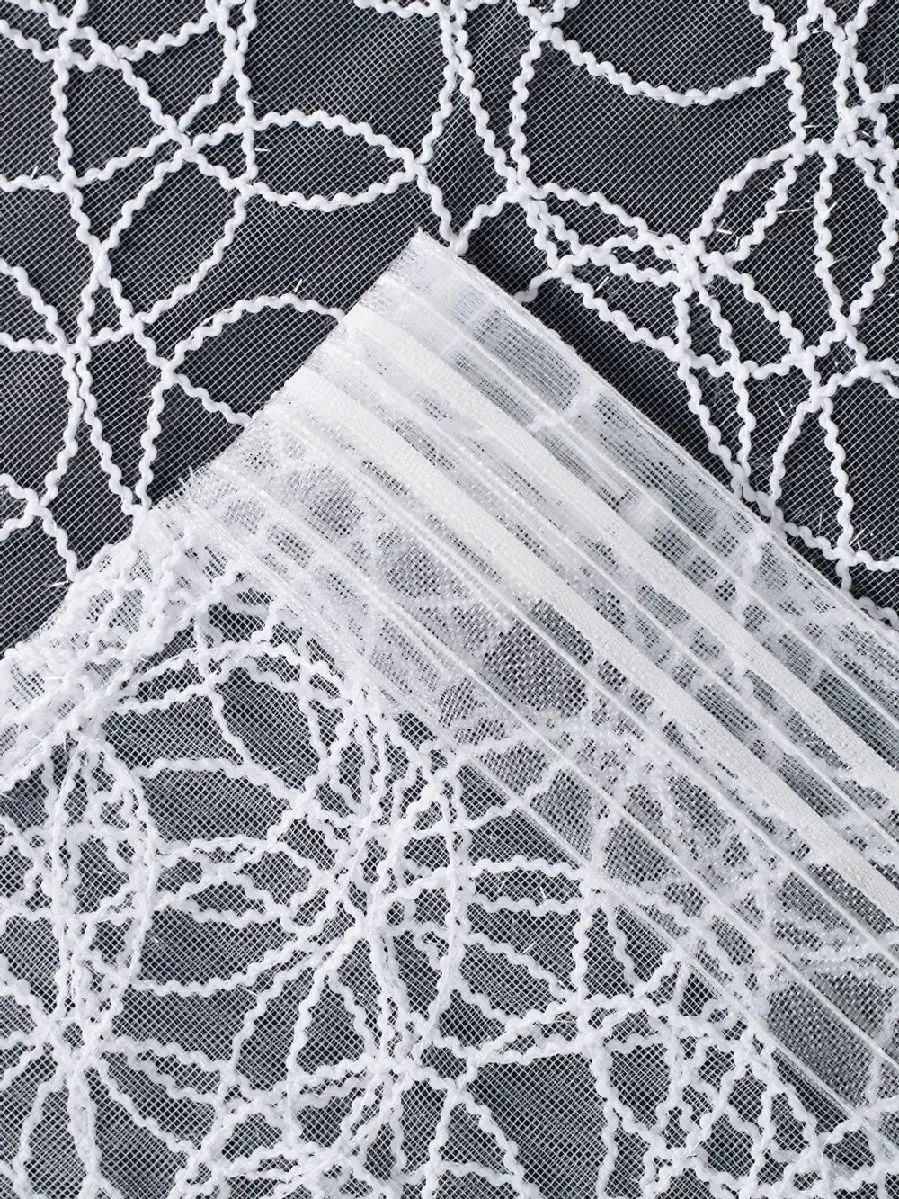 Тюль в спальню гостиную белый 500х250