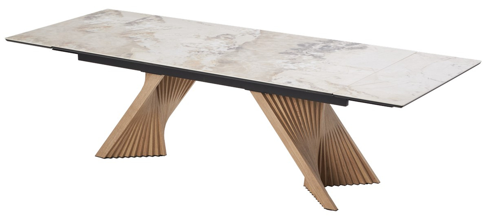 Стол МАНХЭТТЕН 200 PANDORA, керамика / Дуб Галифакс М-City