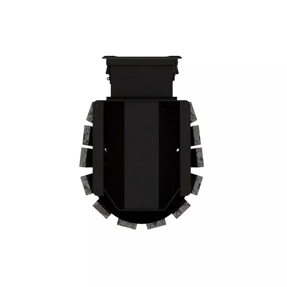 Дровяная банная печь Grill'D Cometa Vega 350 Short Window Max Stone Pro (Серпентинит)