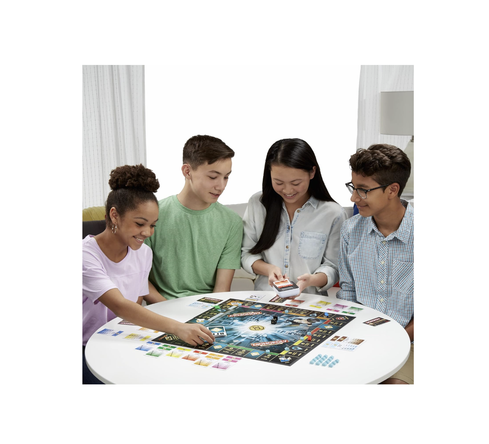 Настольная игра Hasbro Gaming Monopoly Ultimate Banking Edition для всей семьи и детей от 8 лет и старше, электронный банкинг