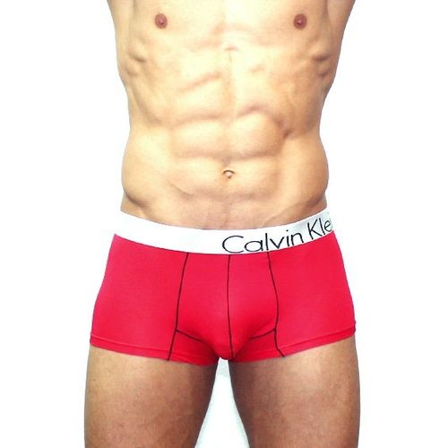 Мужские трусы боксеры красные Calvin Klein Bold Modal