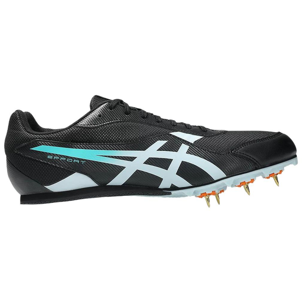 ASICS Black Blue Track And Field Shoes Unisex