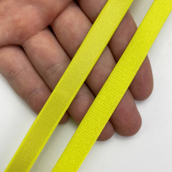Бретелечная резинка салатово-желтая 10 мм