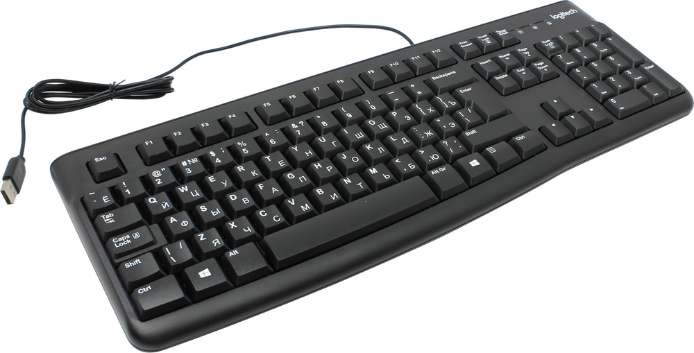 Клавиатура Logitech Keyboard K120 &lt;USB&gt; 105КЛ &lt;920-002522&gt;