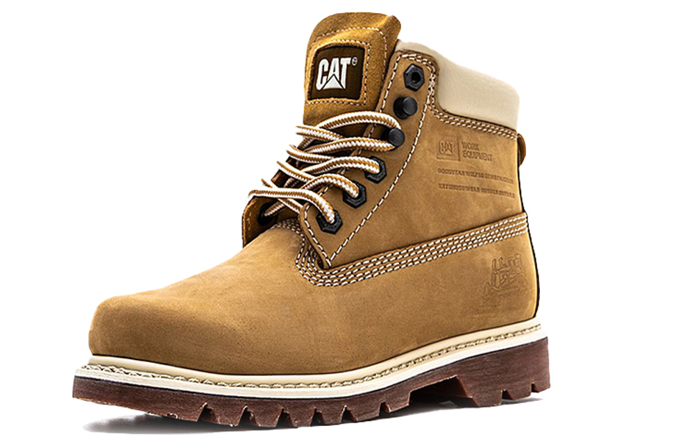 CAT Outdoor Boots Women"s Brown Yellow