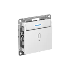 Выключатель карточный AtlasDesign 10А с подсветкой без задержки отключения механизм лотос SE ATN001314