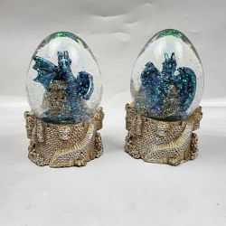 GAEM Фигурка декоративная в стекл.шаре "Дракон", D 7 см, L7,5 W7 H11 см, 2в.