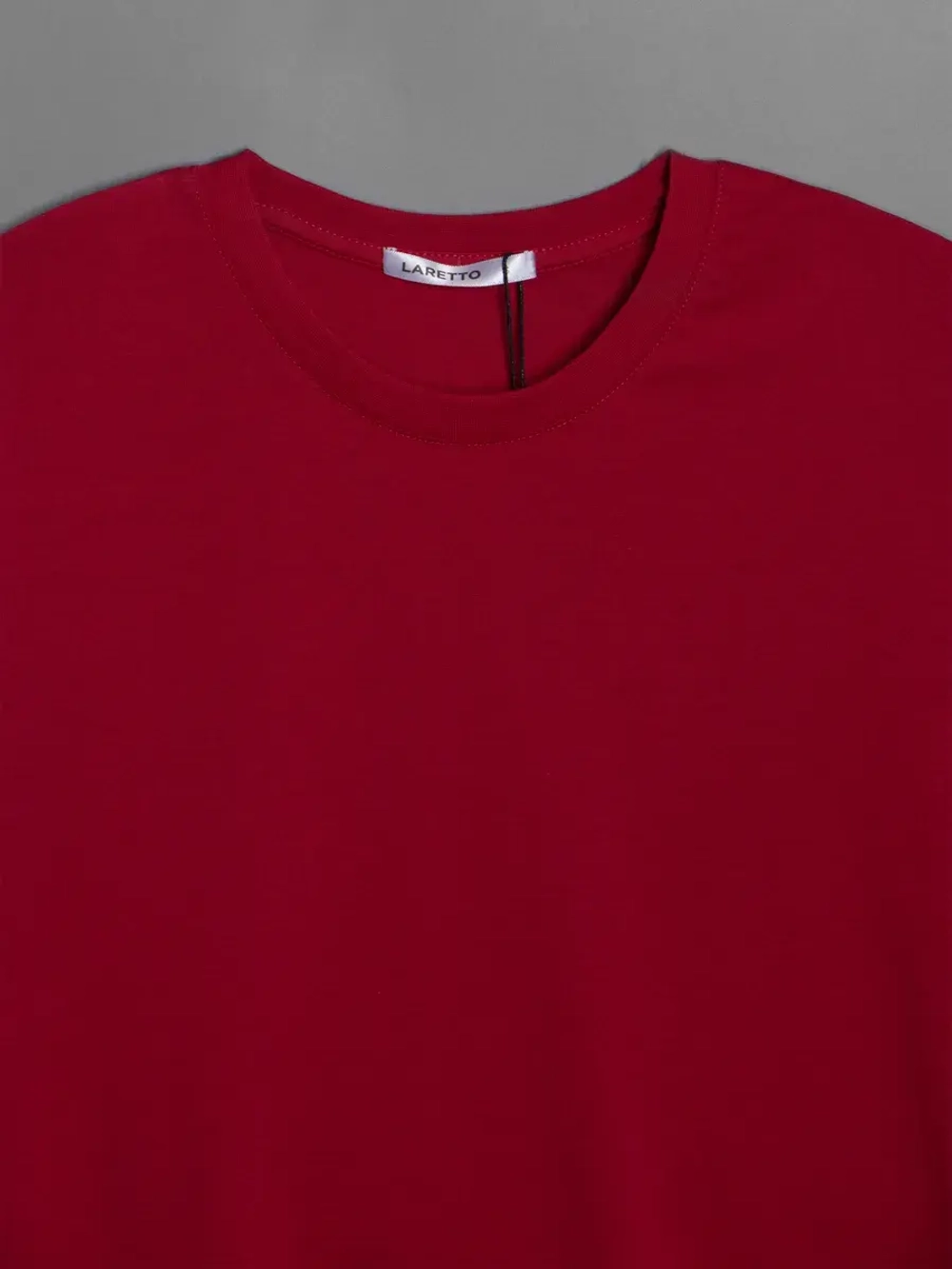 Футболка мужская летняя повседневная однотонная хлопок