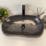 Раковина из речного камня RS-65385 64*38*15 0863