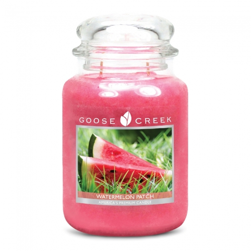 Ароматическая свеча в большой банке 680г Goose Greek Watermelon Patch - Арбузные дольки