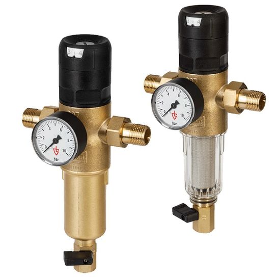 НАБОР 2 фильтра с редуктором давления Goetze FD07-1/2C+H и 2 манометра MA10-50