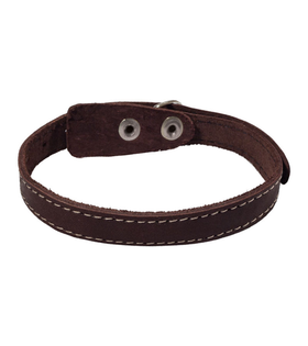 Ошейник безразмерный кожаный, 20*450мм, Gamma