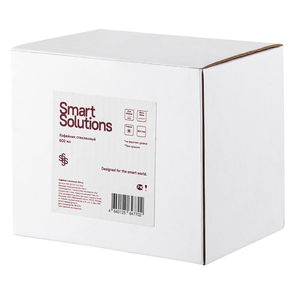 Кофейник стеклянный 600мл Smart Solutions