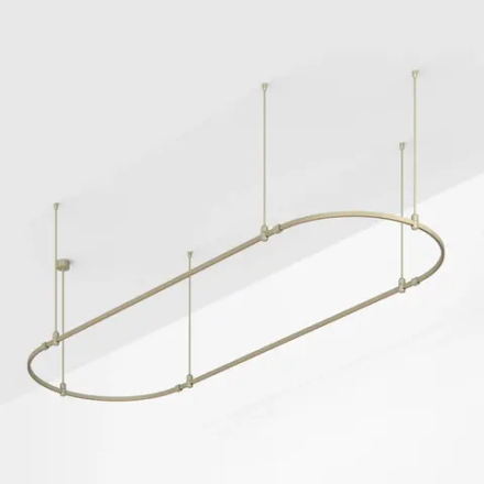 Основание ART-APRIORI-OVAL-ROD-800-3000x1000 (OG) (Arlight, IP20 Металл, 3 года) 054396