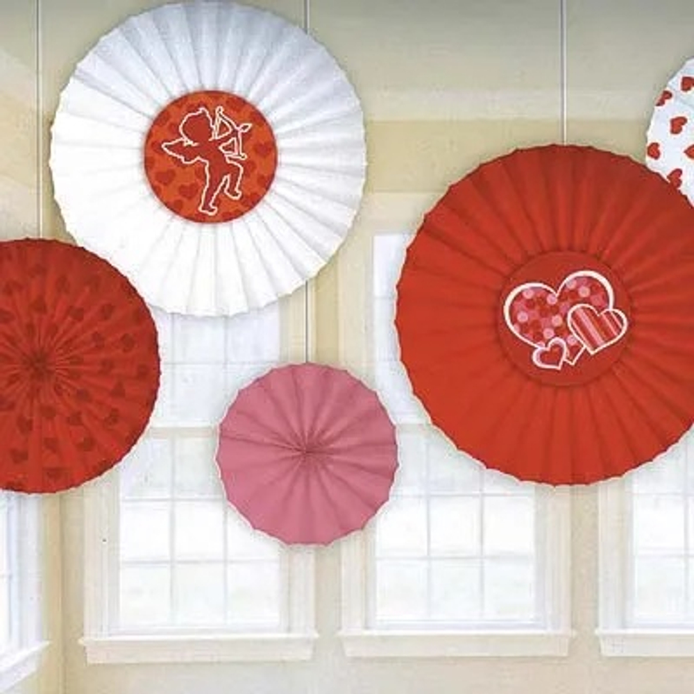 Бумажные фанты С Любовью 20-30-40см 6шт