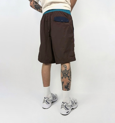 Шорты Color matching sport brown